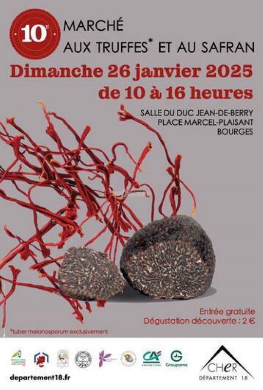 10ème Marché aux truffes et au safran Le 26 janv 2025