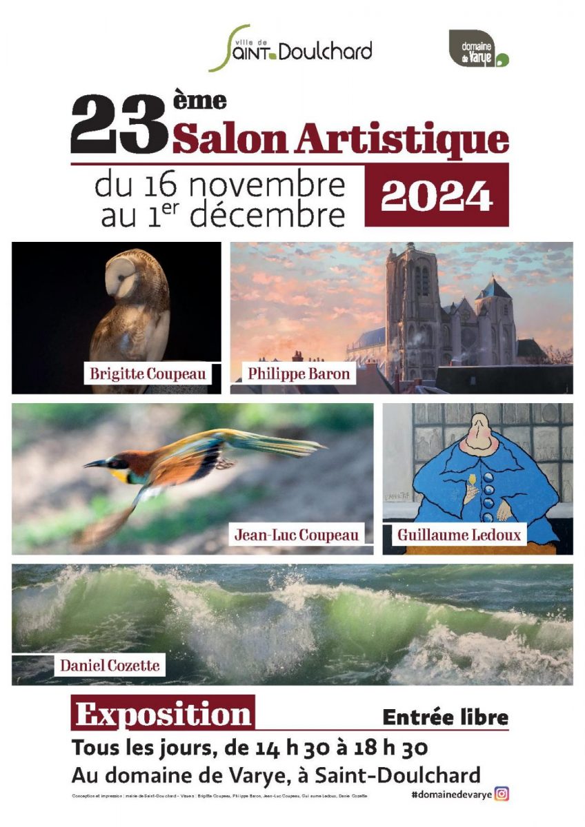 23e Salon artistique de la ville de Saint-Doulchard Du 16 nov au 1 déc 2024