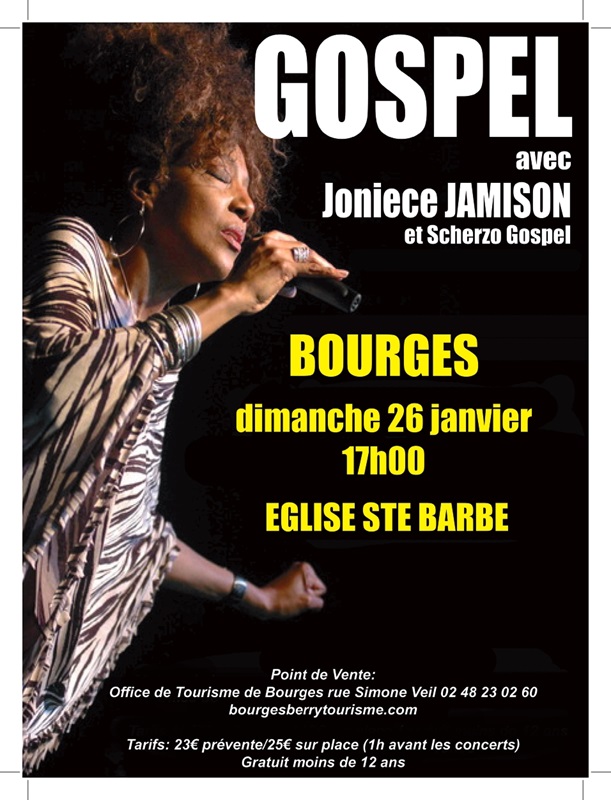 Concert de Gospel Joniece Jamison & Scherzo Gospel Le 26 janv 2025