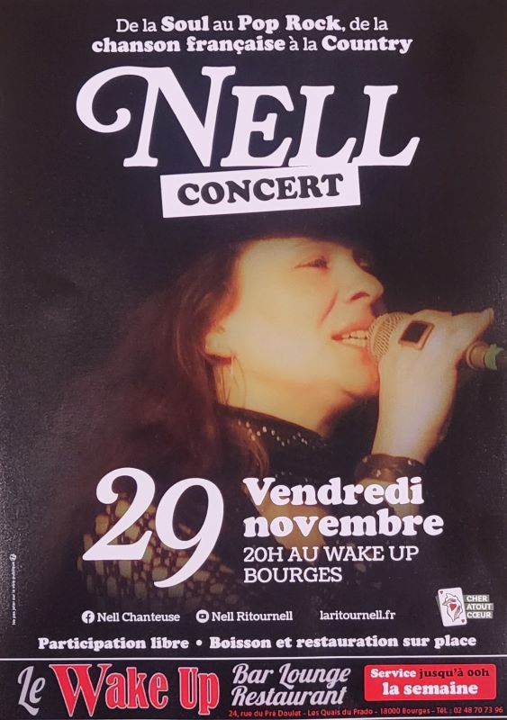 Concert de Nell Le 29 nov 2024