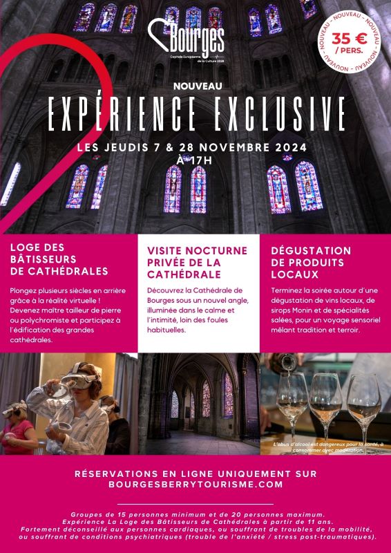 Expérience exclusive : Visite nocturne de la Cathédrale,... Du 7 au 28 nov 2024