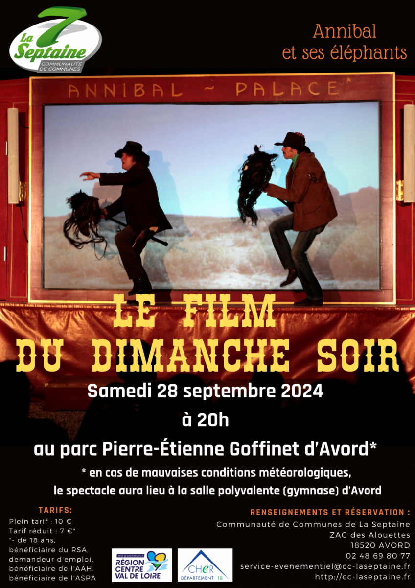 Le Film du Dimanche Soir Le 28 sept 2024