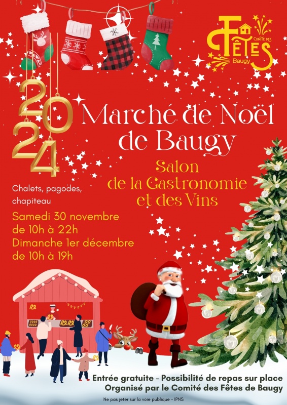 Marché de Noël de Baugy et Salon de la Gastronomie... Du 30 nov au 1 déc 2024