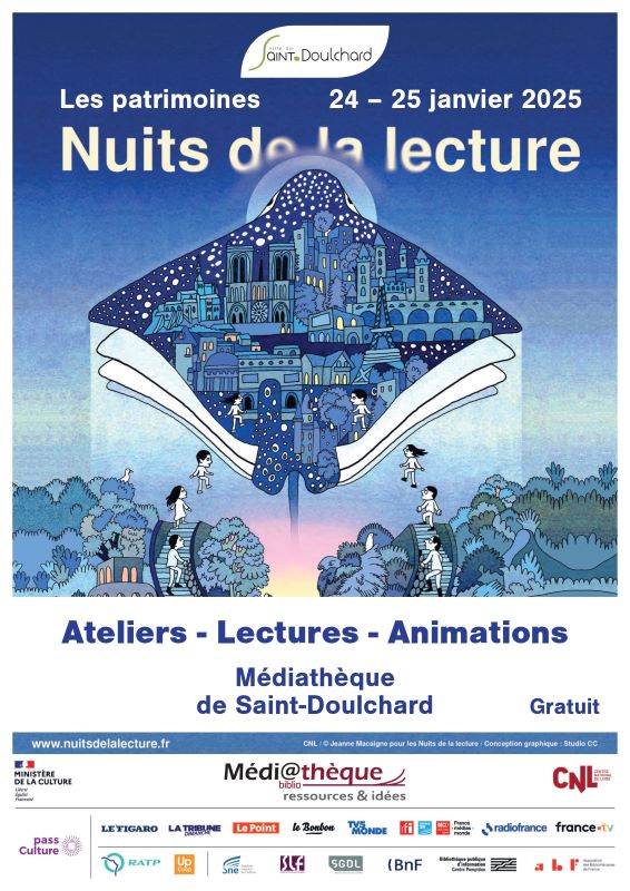 Nuits de la lecture Du 24 au 25 janv 2025