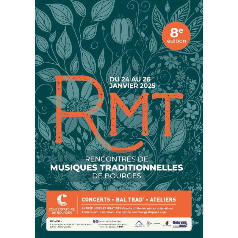 Rencontres de Musiques Traditionnelles Du 24 au 26 janv 2025