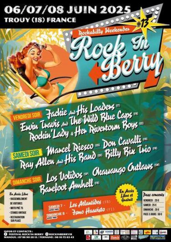 Rock in Berry Du 6 au 8 juin 2025